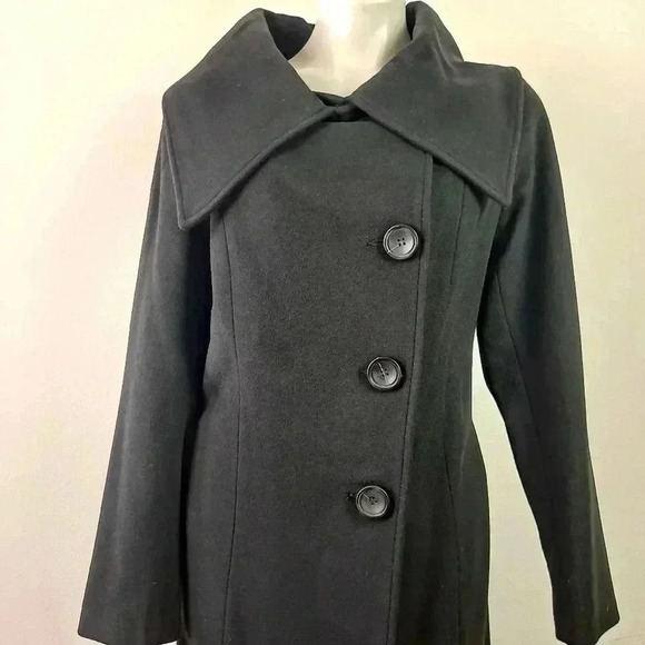 GEORGE SIMONTON NWOT CASHMERE/WOOL COAT SIZE 12 - Picture 7 of 13